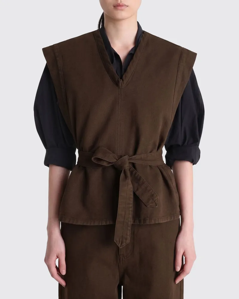 Christophe Lemaire Hemdbluse damen Kakao