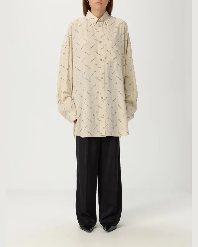 Balenciaga Hemdbluse damen Beige