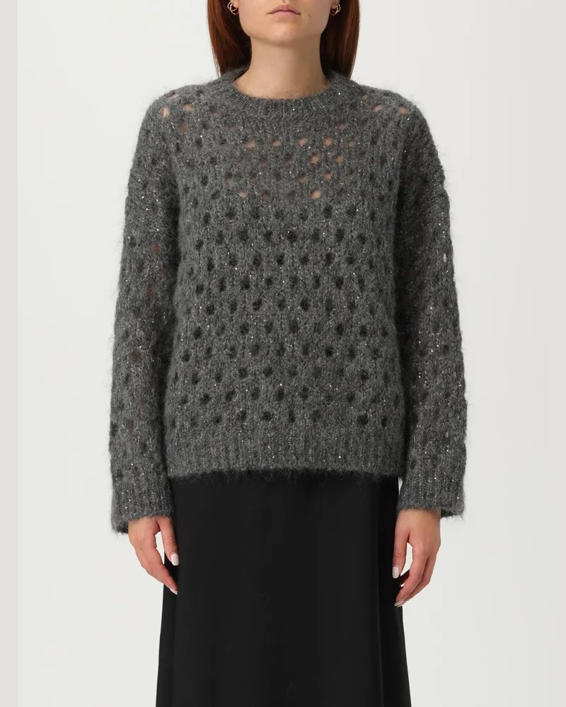 Brunello Cucinelli Pullover damen Grau