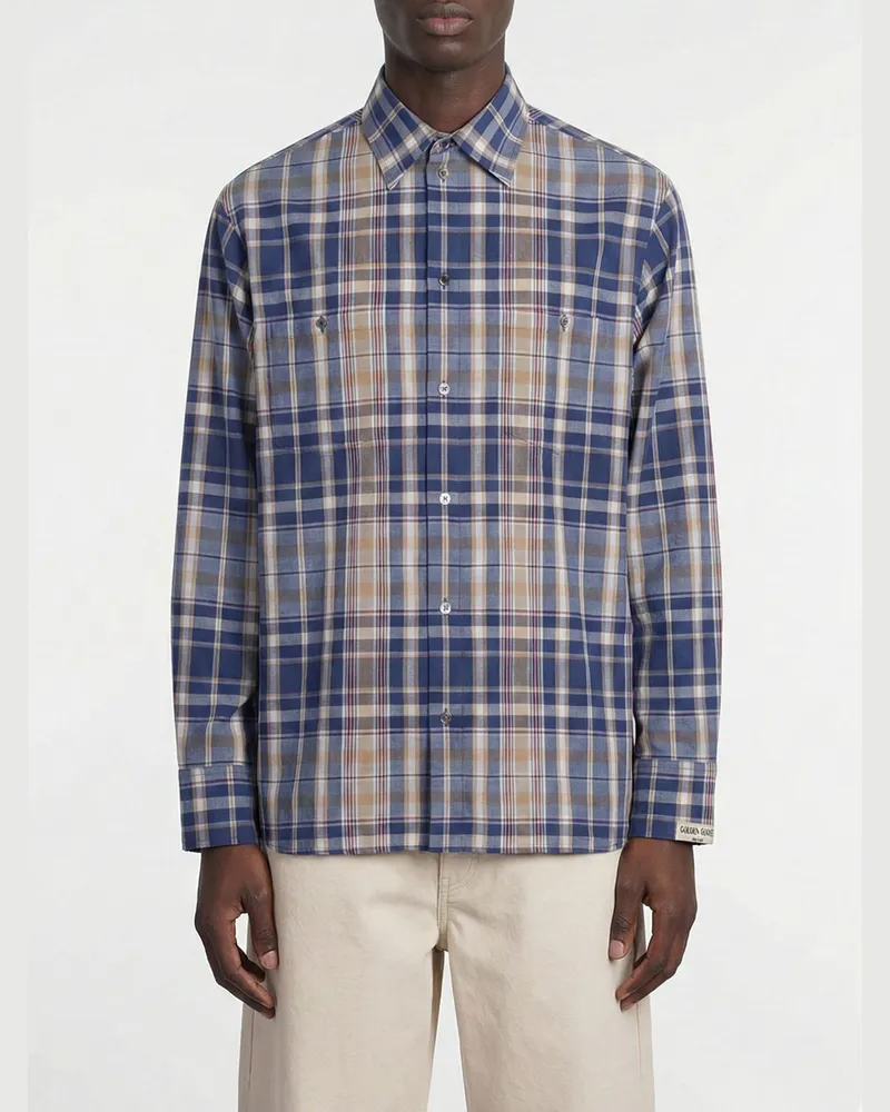 Golden Goose Hemd herren Blau
