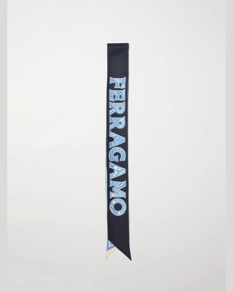 Ferragamo Schal damen Blau