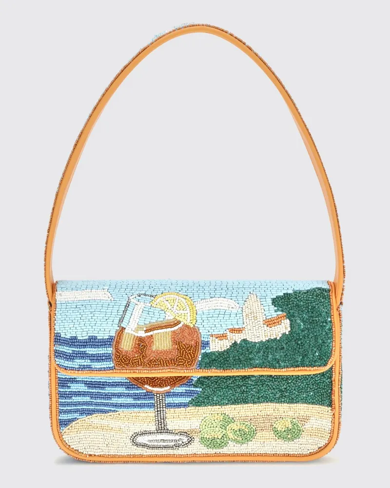 STAUD Schultertasche damen Orange
