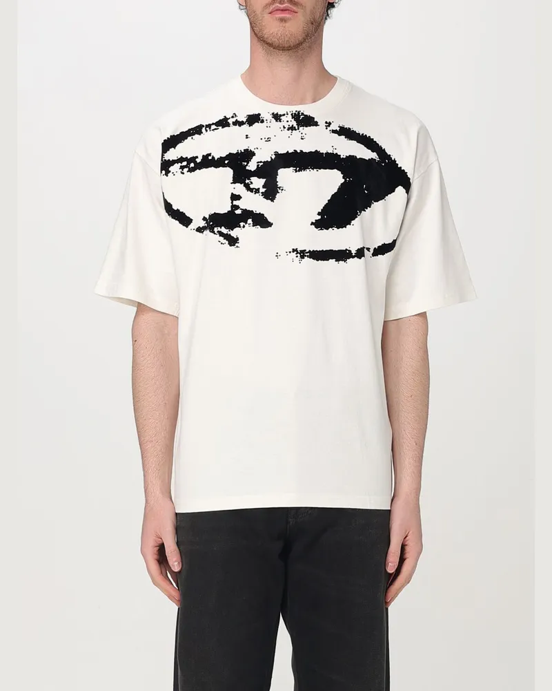 Diesel T-shirt herren Ivory