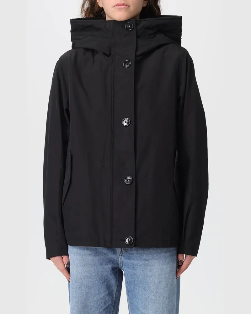 Woolrich Mantel damen Schwarz