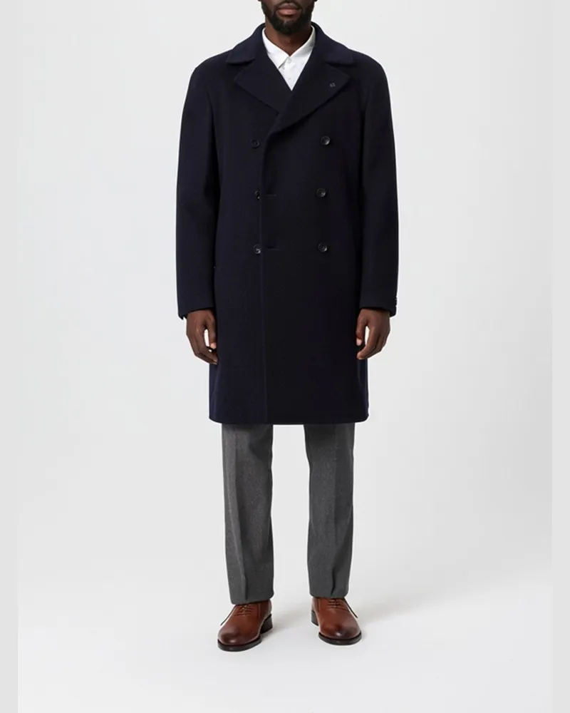 Tagliatore Mantel herren Blau