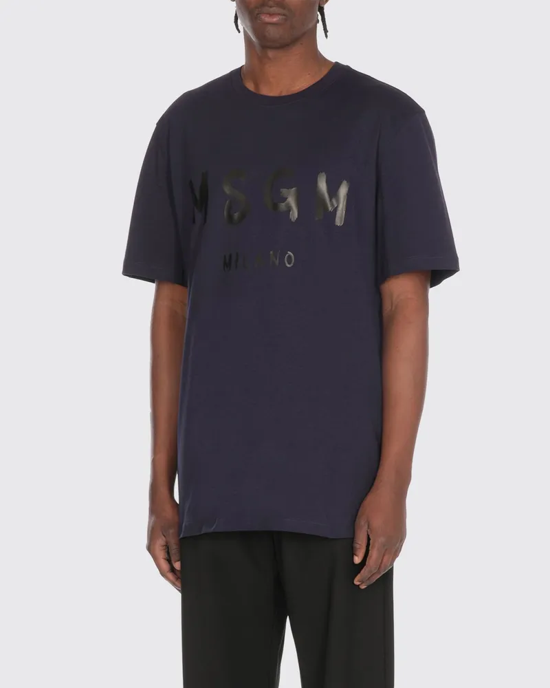 MSGM T-shirt herren Blau