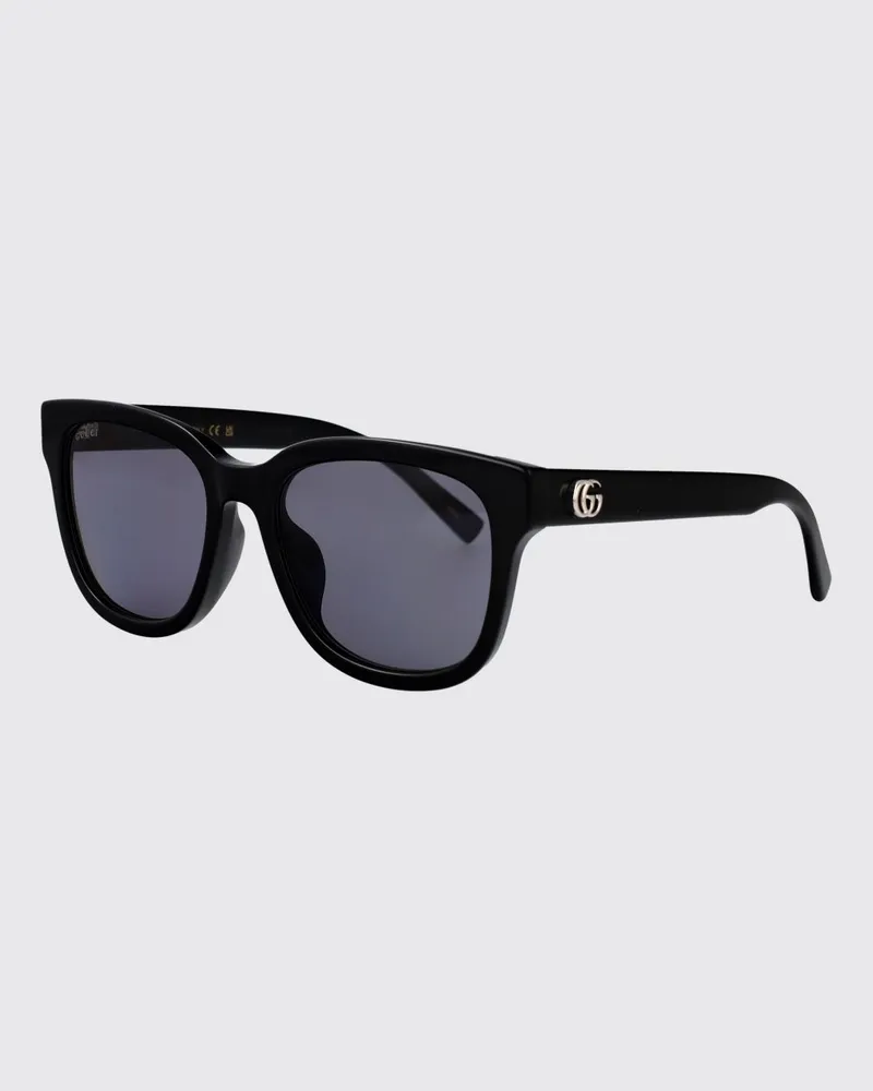Gucci Cat-Eye-Sonnenbrille aus Acetat mit GG-Monogramm und dunklen Gläsern Grau