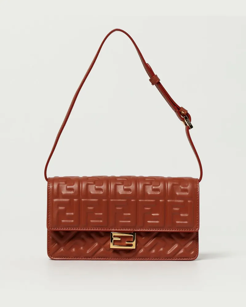 Fendi Schultertasche damen Leder