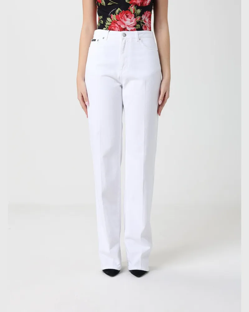 Dolce & Gabbana Hose damen Dolce & Gabbana Weiß