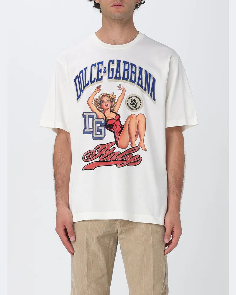 Dolce & Gabbana T-shirt herren Dolce & Gabbana Weiß