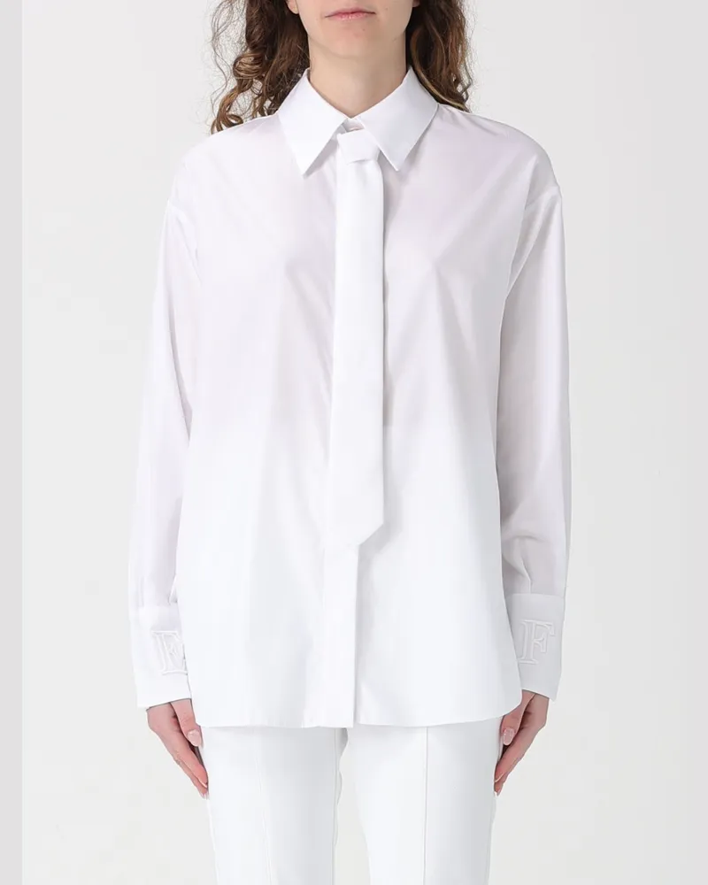 Elisabetta Franchi Hemdbluse damen Weiß