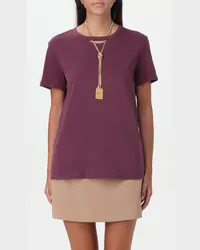 Elisabetta Franchi T-shirt Burgunderrot