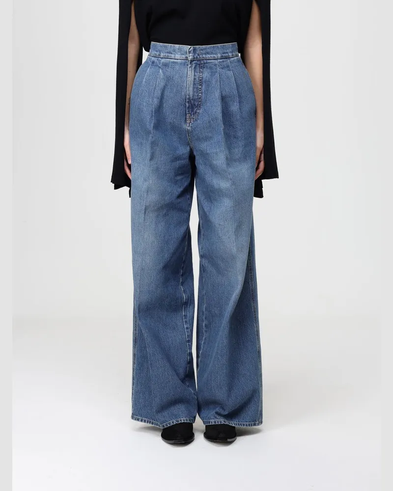 Alberta Ferretti Hose damen Blau