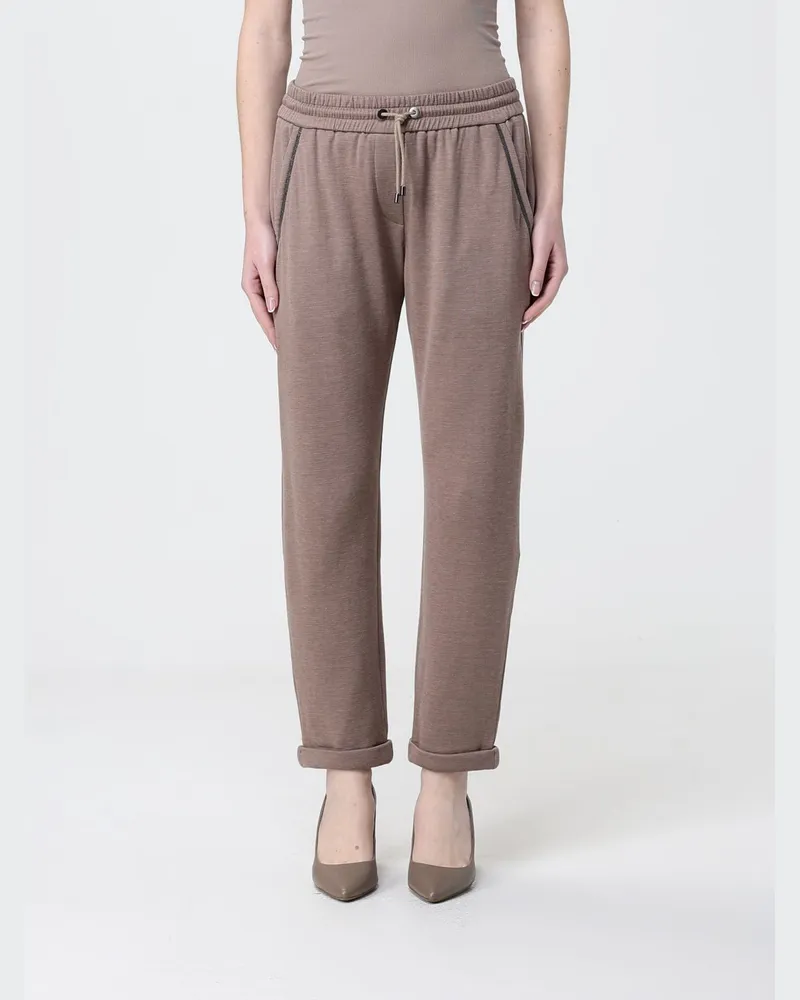 Brunello Cucinelli Hose damen Braun