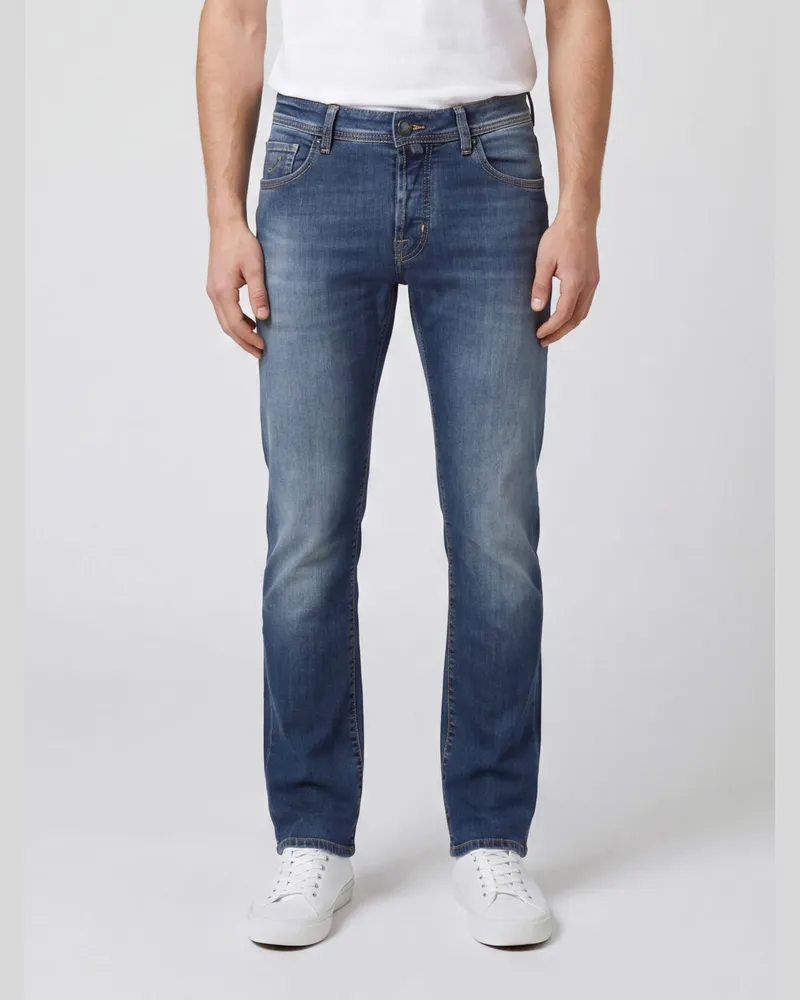 Jacob Cohën Slim-Fit Skinny-Jeans aus Stretch-Denim mit 5 Taschen Denim