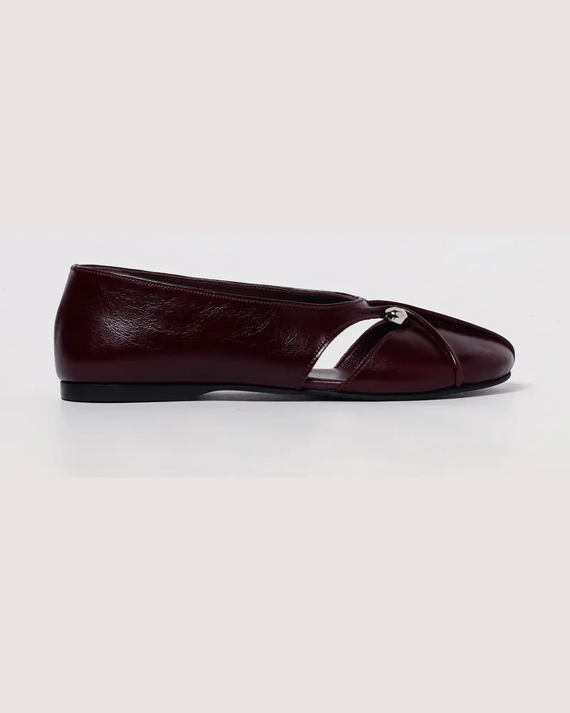 Alohas Ballerinas damen Burgunderrot