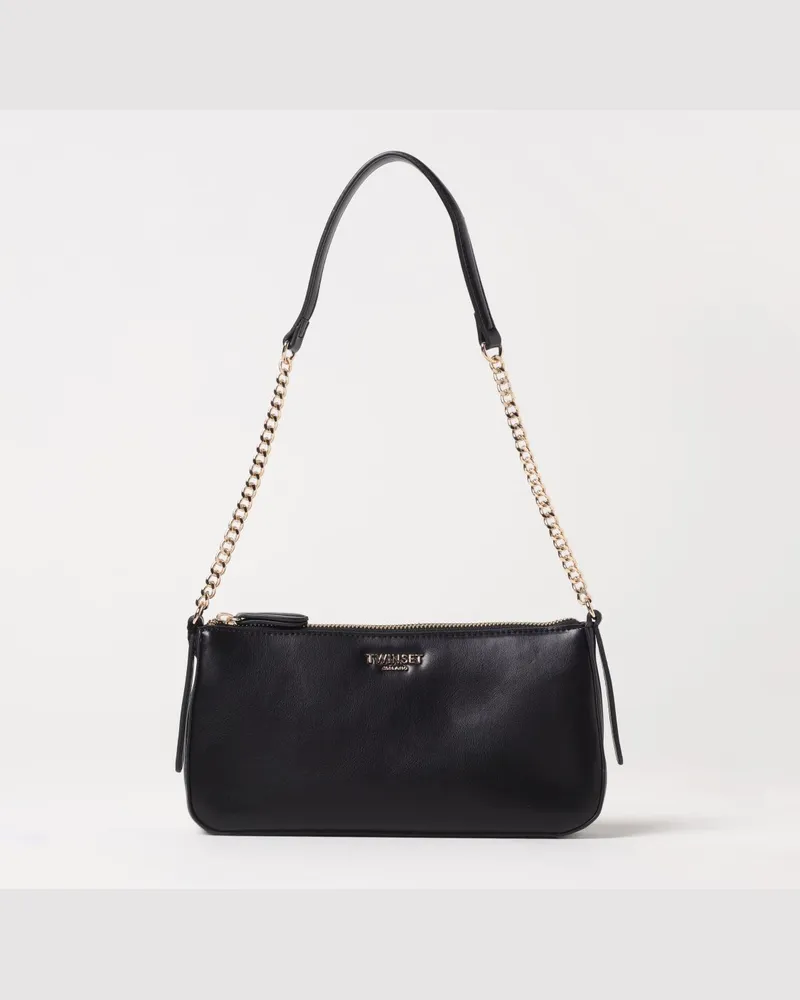Twin-Set Schultertasche damen Schwarz