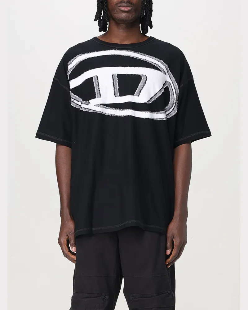 Diesel T-shirt herren Schwarz