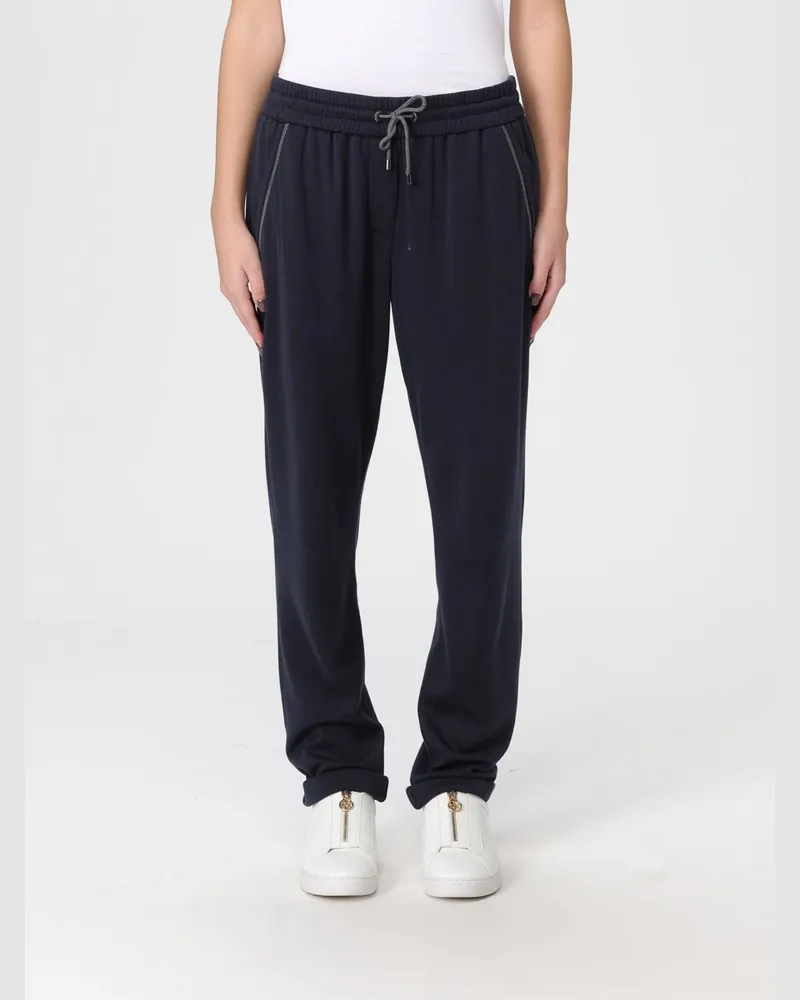 Brunello Cucinelli Hose damen Blau