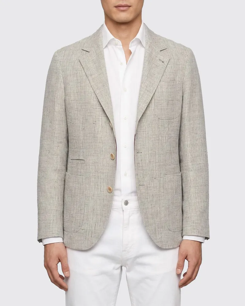 Brunello Cucinelli Jacke herren Weiß