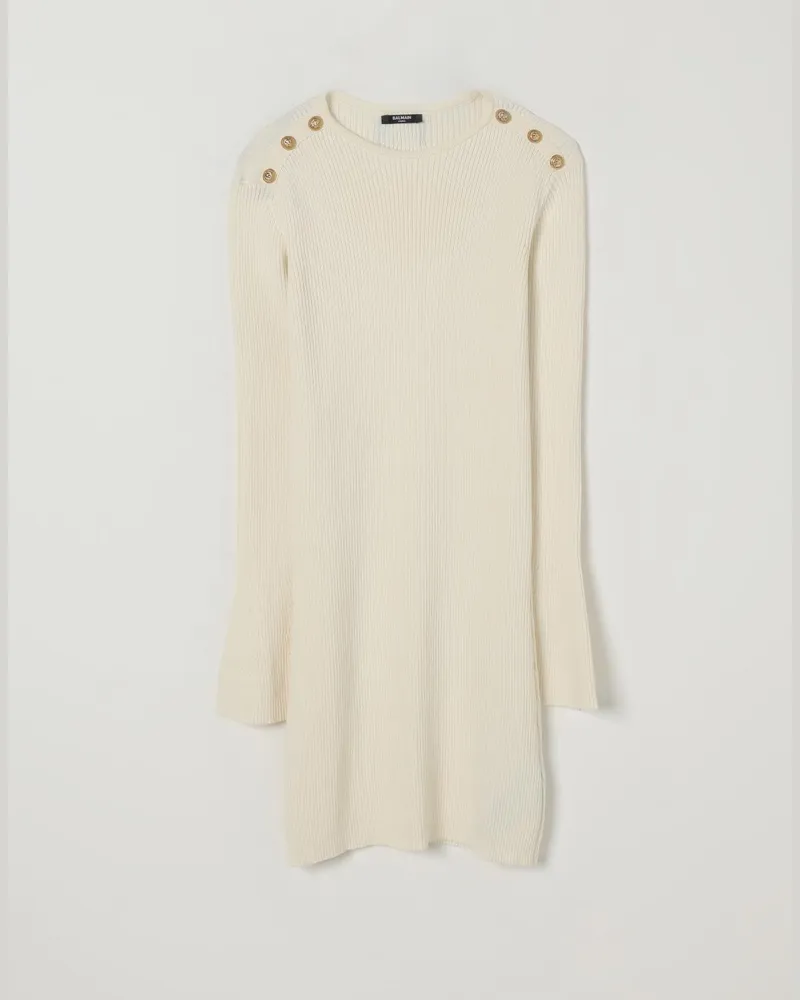 Balmain Kleid kinder Weiß