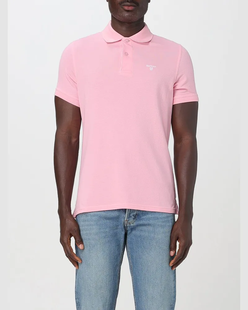 Barbour Polo herren Pink