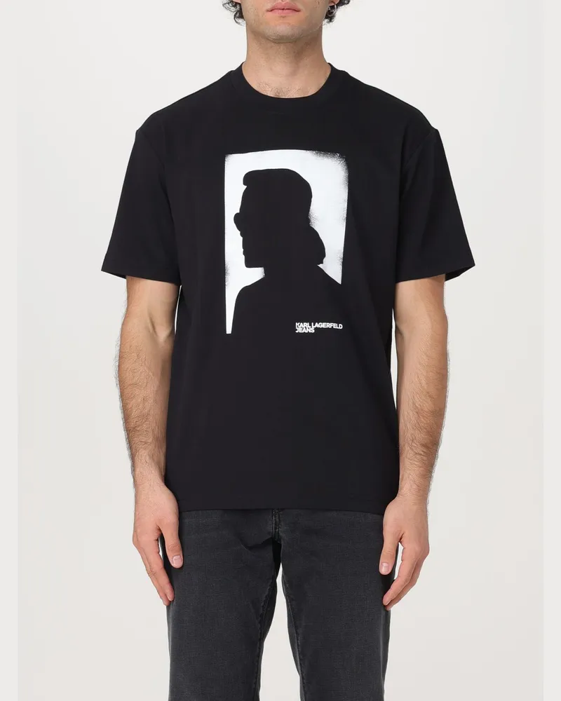 Karl Lagerfeld T-shirt herren Schwarz