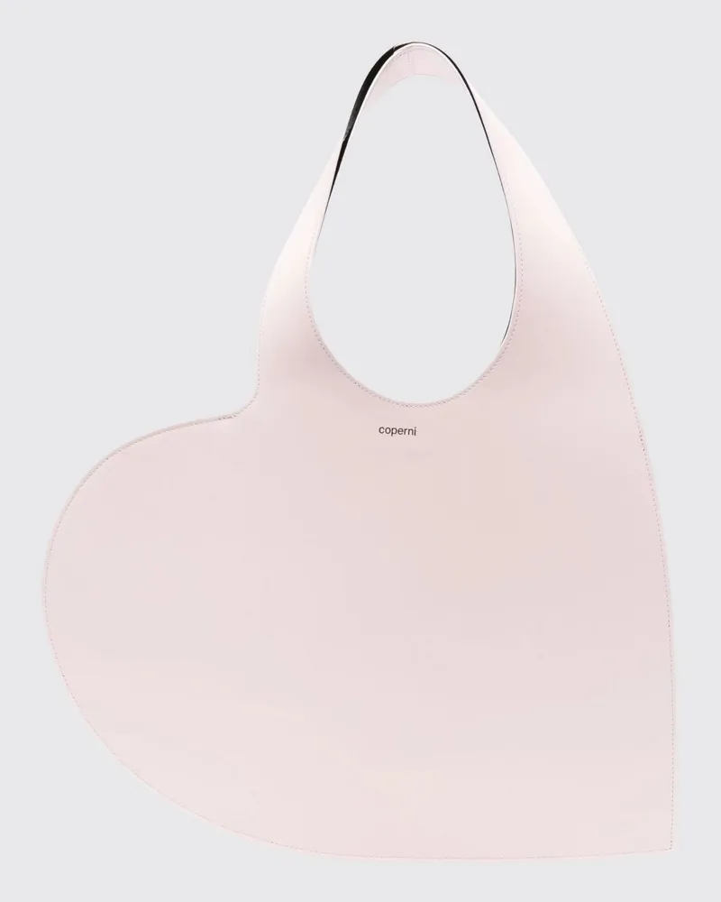 COPERNI Heart Schultertasche von aus Glattleder mit Herz-Design Pink