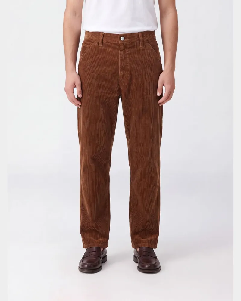 Carhartt WIP Simple Cordhose mit geradem Bein in Braun Braun