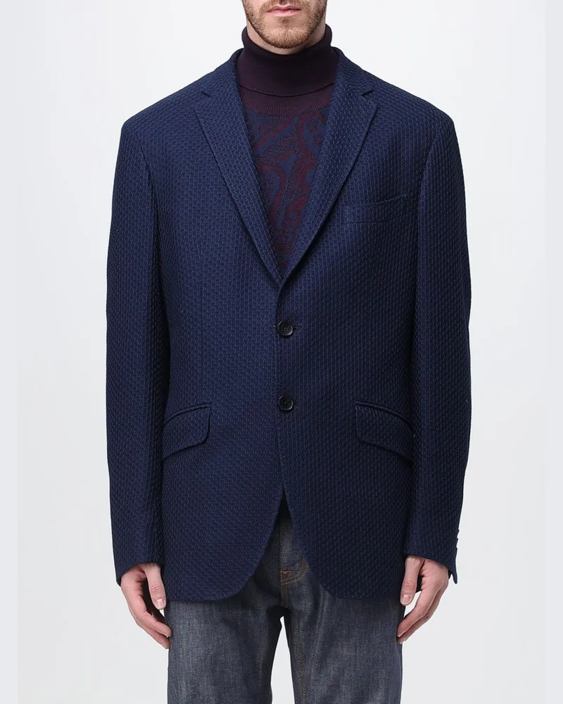Etro Blazer herren Blau