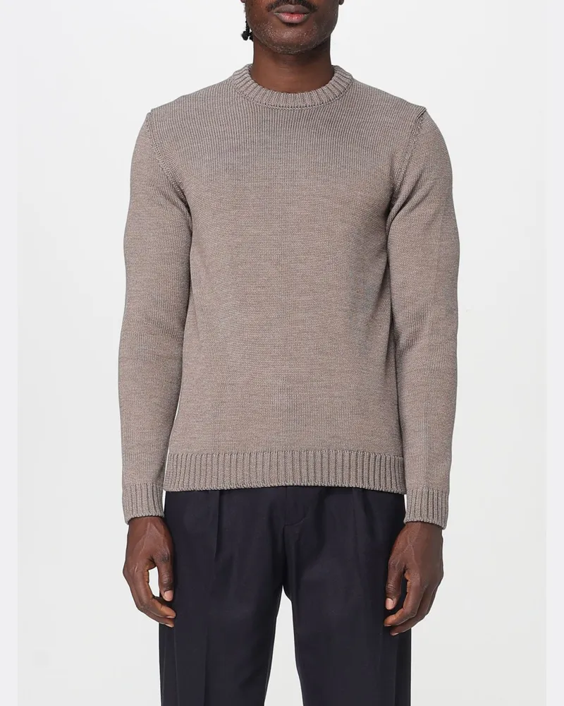 Zanone Sweatshirt herren Taubengrau