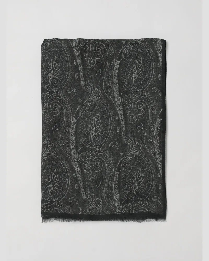 Etro Schal herren Schwarz