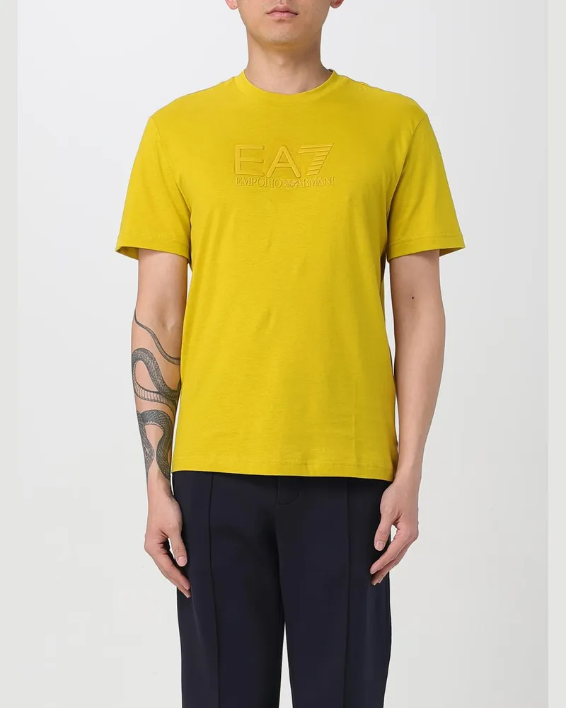EA7 T-shirt herren Gelb