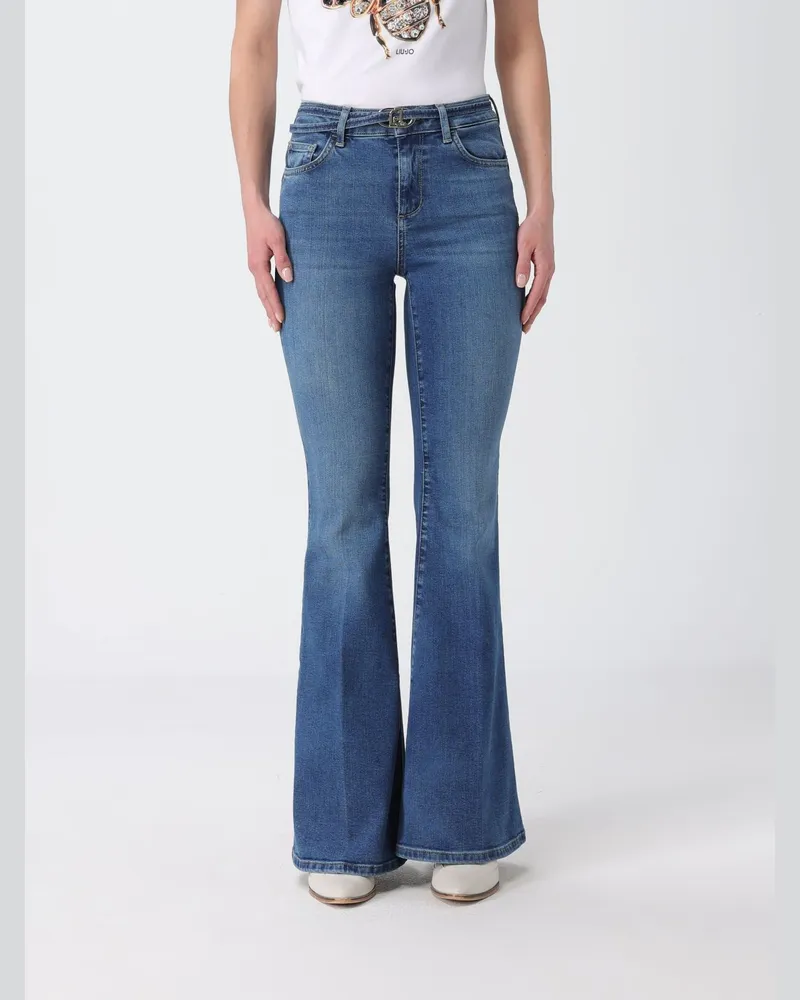 Liu Jo Flared Jeans aus Stretch-Denim Blau