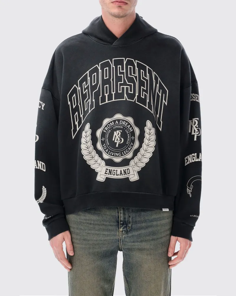 REPRESENT Sweatshirt herren Schwarz