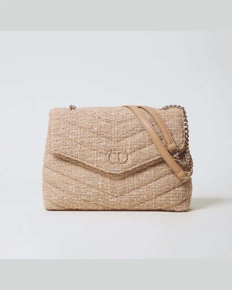 Twin-Set Schultertasche damen Beige