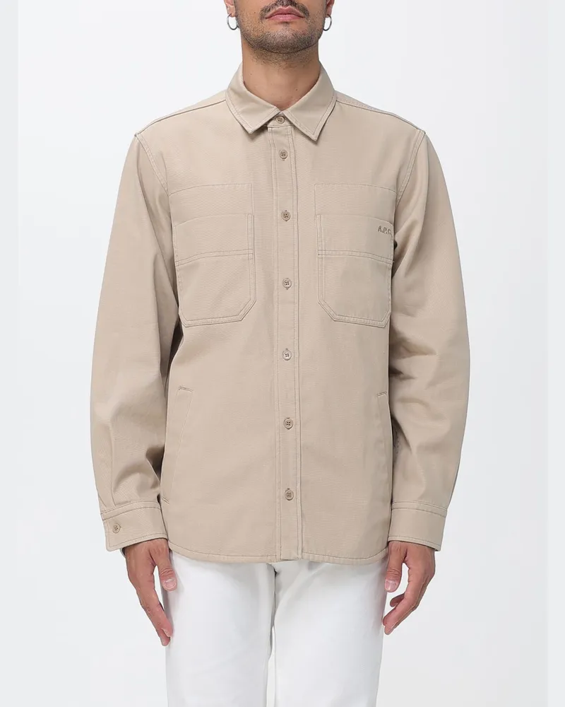 A.P.C. Hemd herren Beige
