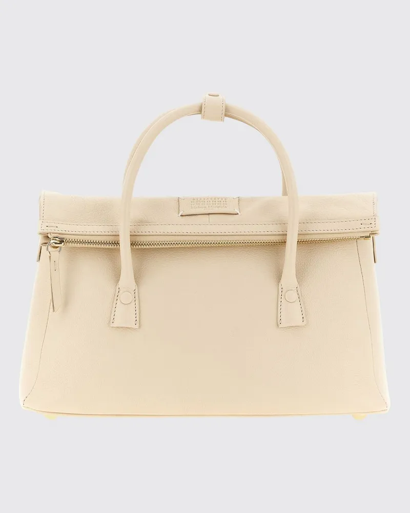 Maison Margiela 5AC East West Tasche aus genarbtem Leder Pink