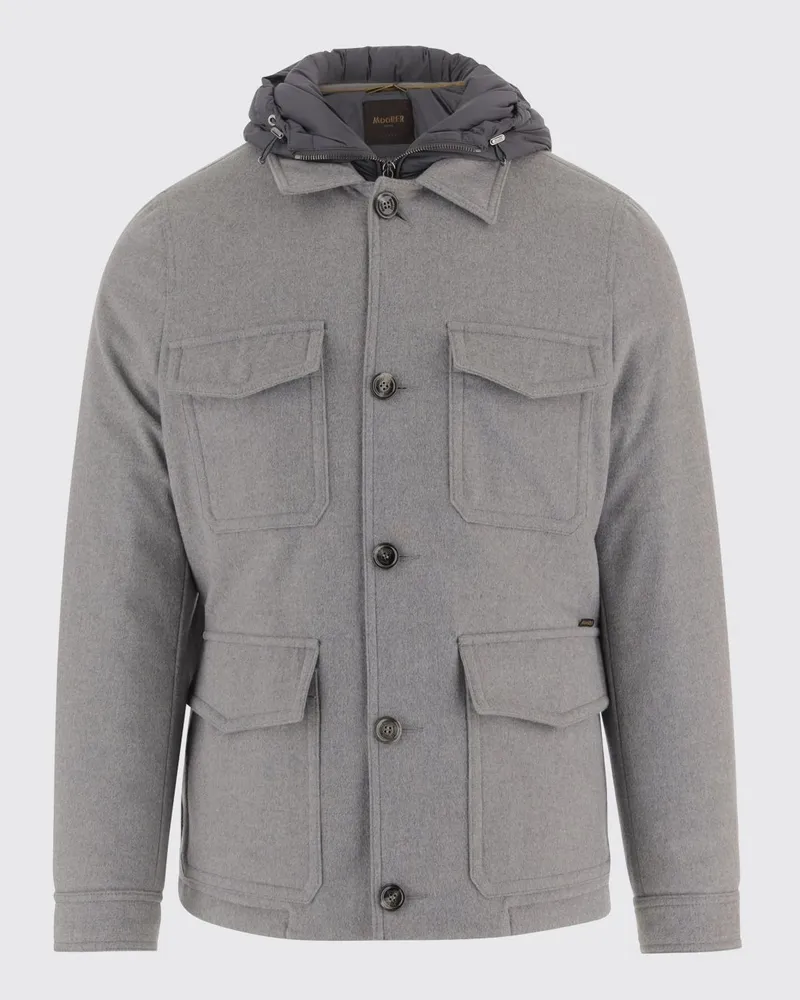 MOORER Jacke herren Grau