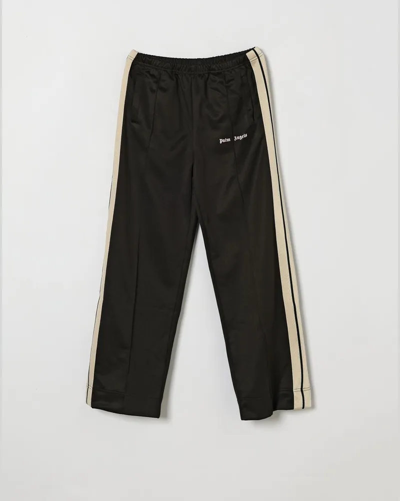 Palm Angels Jogginghose für Jungen aus Jersey mit Logo und elastischem Bund Schwarz
