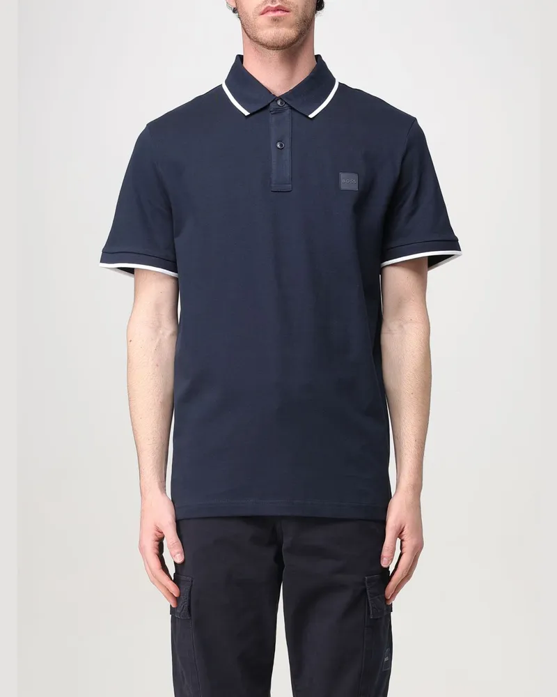 HUGO BOSS Polo herren Blau