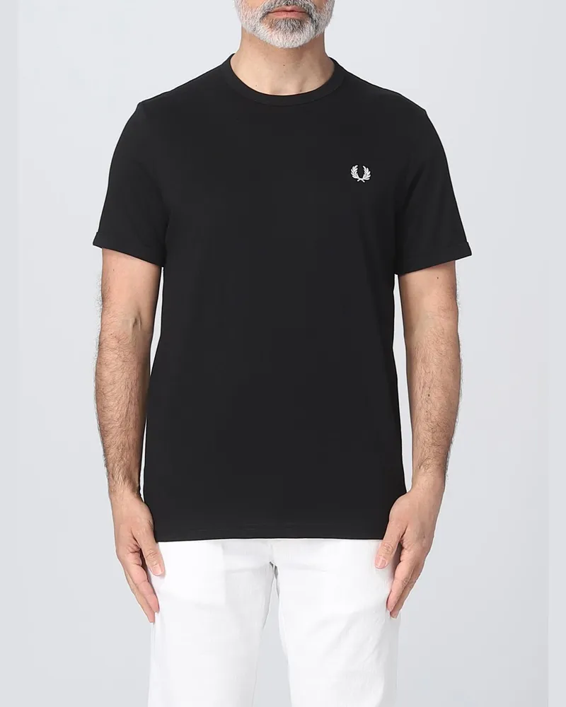 Fred Perry T-shirt herren Schwarz