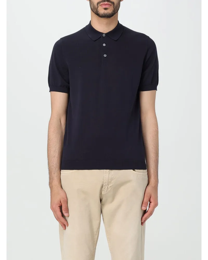 Drumohr  Polo Blau