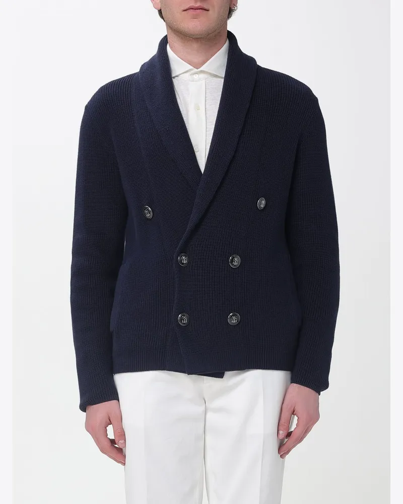 Brunello Cucinelli Pullover herren Navy