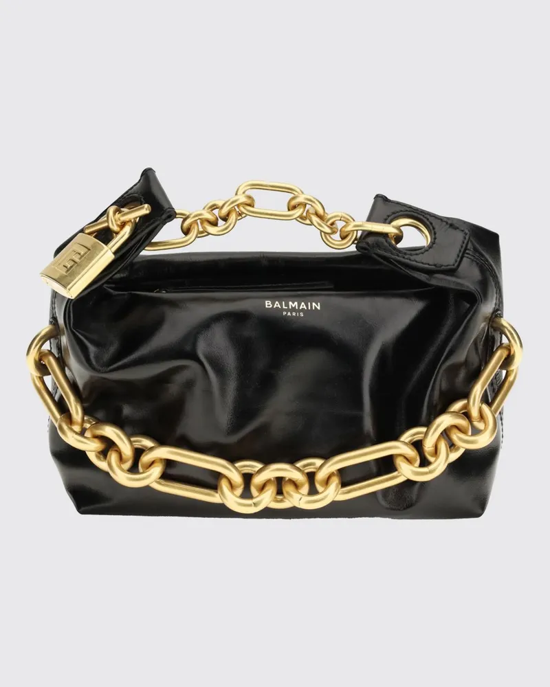 Balmain Schultertasche damen Schwarz