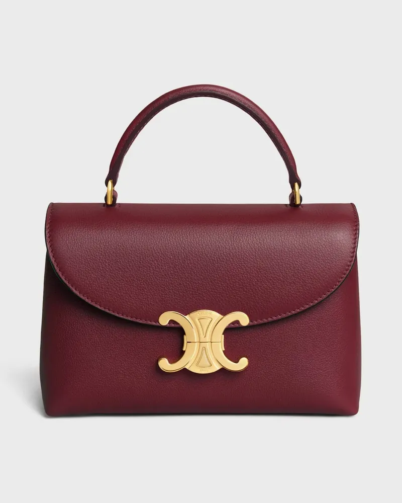 Celine Handtasche damen Burgunderrot