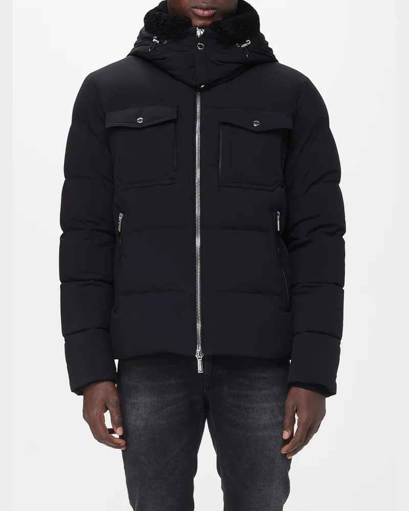 MOORER Mantel herren Schwarz