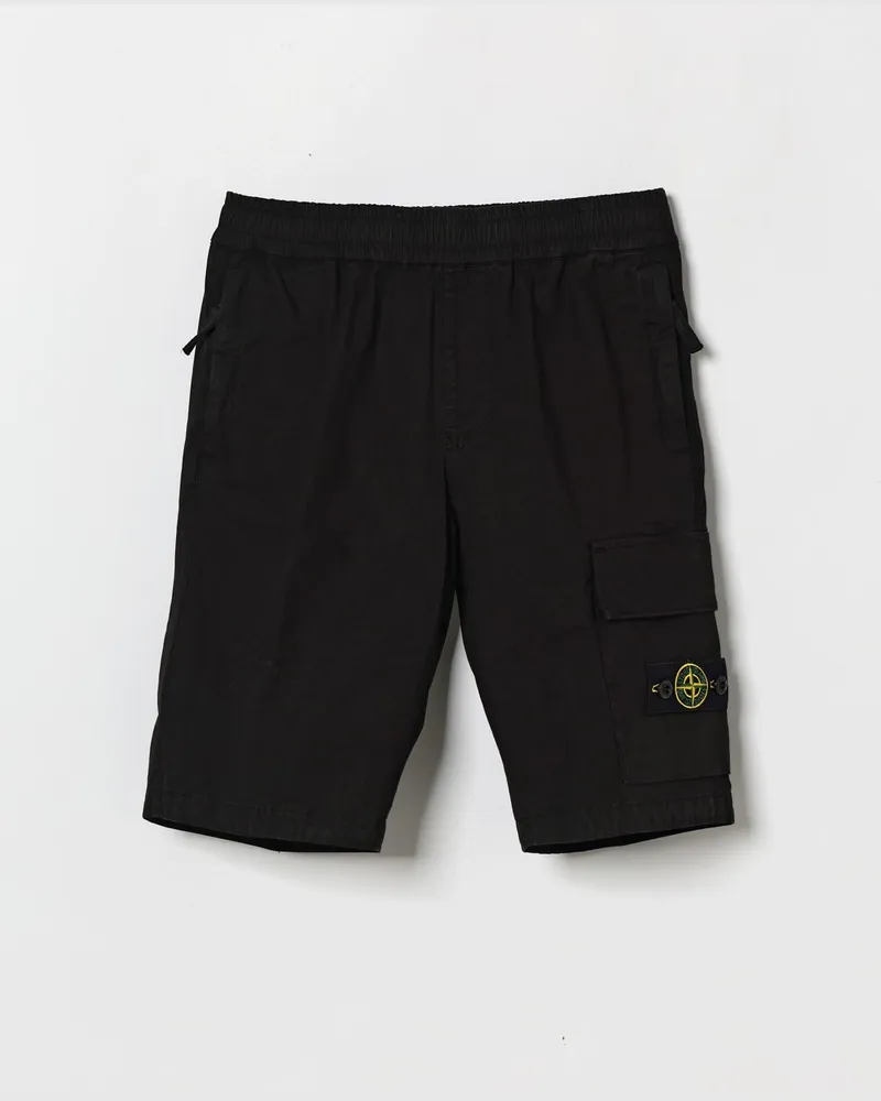 Stone Island Shorts kinder Schwarz