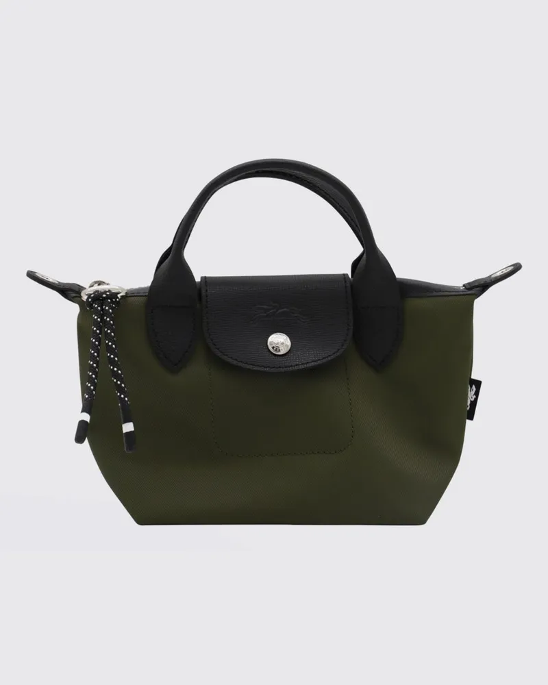 Longchamp Le Pliage Energy Mini-Handtasche aus recyceltem Nylon Kaki