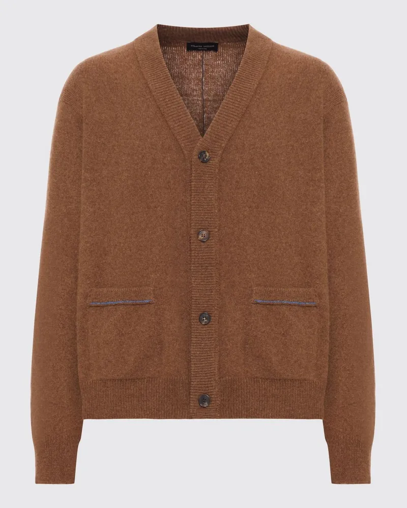 Roberto Collina Pullover herren Braun